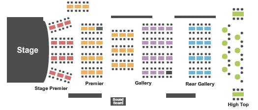 CITY WINERY BOSTON ENDSTAGE TABLES 3 Seating Map Seating Chart
