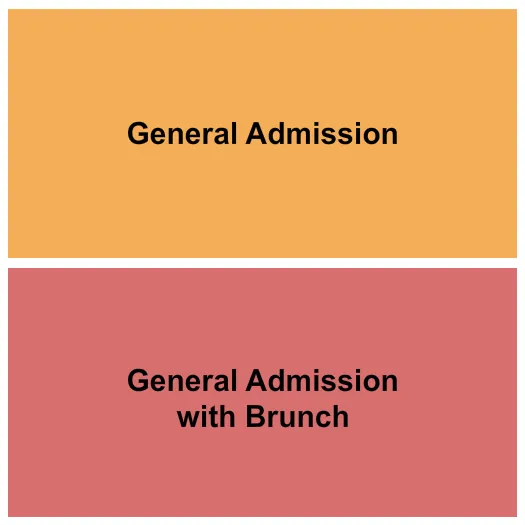 CITY WINERY CHICAGO GA BRUNCH Seating Map Seating Chart