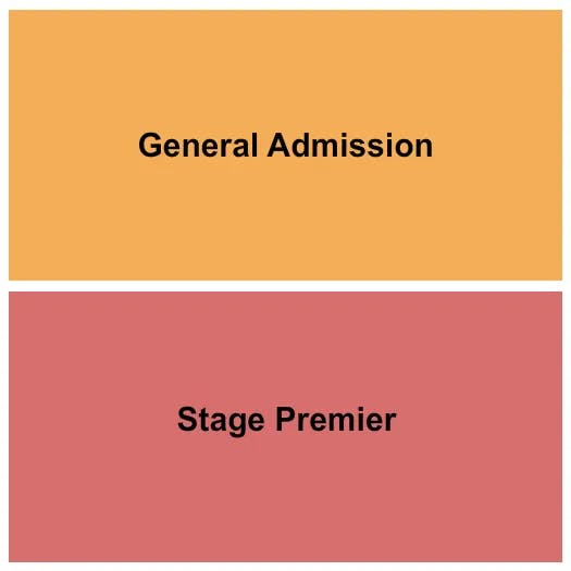 CITY WINERY NEW YORK CITY STAGE PREMIER GA Seating Map Seating Chart