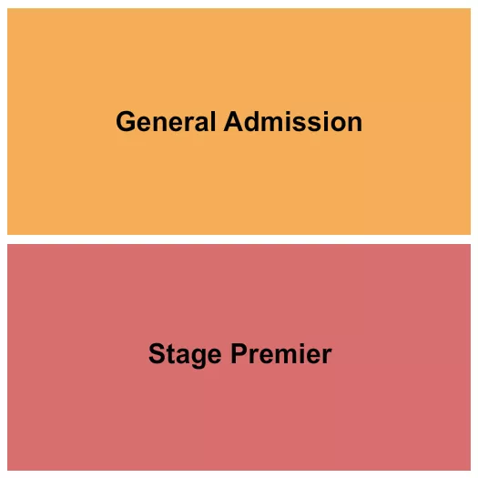 CITY WINERY PITTSBURGH STAGE PREMIER GA Seating Map Seating Chart