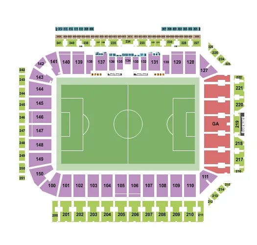 CITYPARK ST LOUIS SOCCER Seating Map Seating Chart