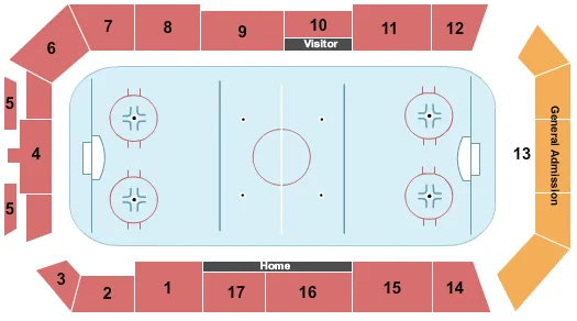  HOCKEY Seating Map Seating Chart
