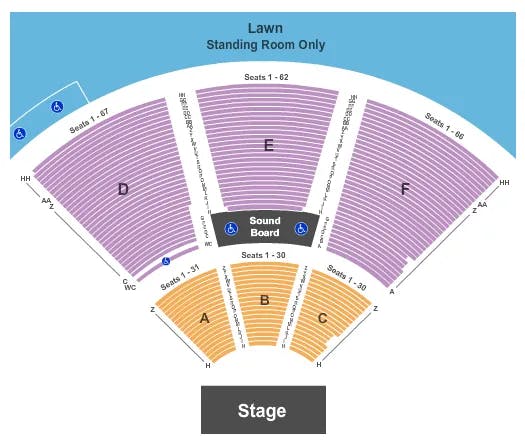 VIRGINIA CREDIT UNION LIVE AT RICHMOND RACEWAY STYX Seating Map Seating Chart