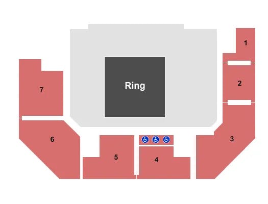  WRESTLING Seating Map Seating Chart