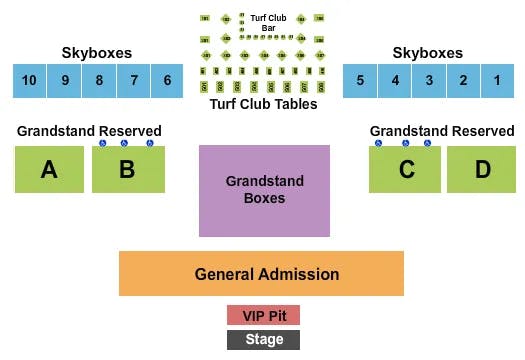  END STAGE Seating Map Seating Chart