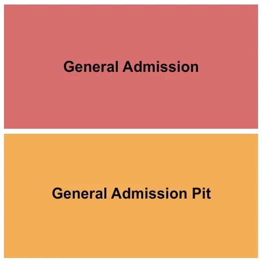 COOKS GARAGE GA GA PIT Seating Map Seating Chart