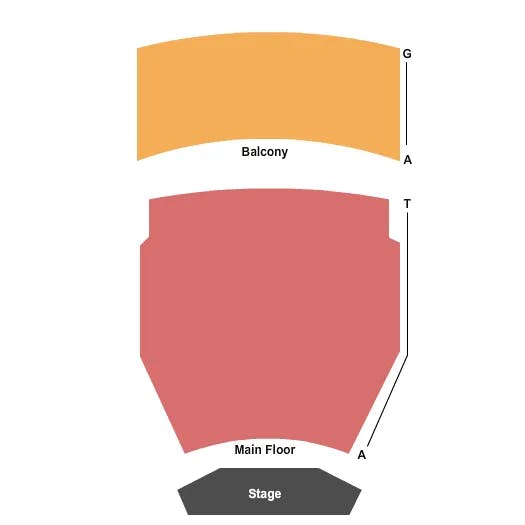  END STAGE Seating Map Seating Chart