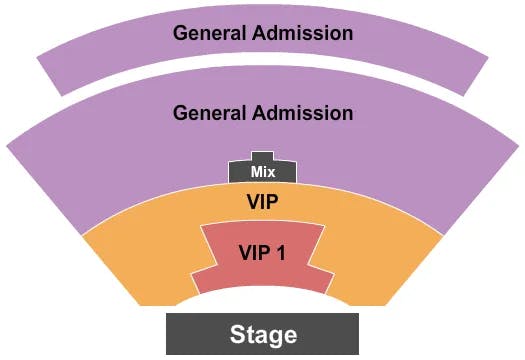 CRISS ANGEL THEATER AT PLANET HOLLYWOOD RESORT CASINO ENDSTAGE GA VIPS Seating Map Seating Chart