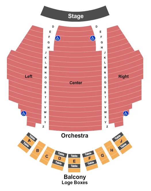  ENDSTAGE Seating Map Seating Chart