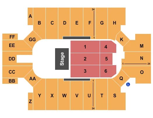  BLUE MAN GROUP Seating Map Seating Chart