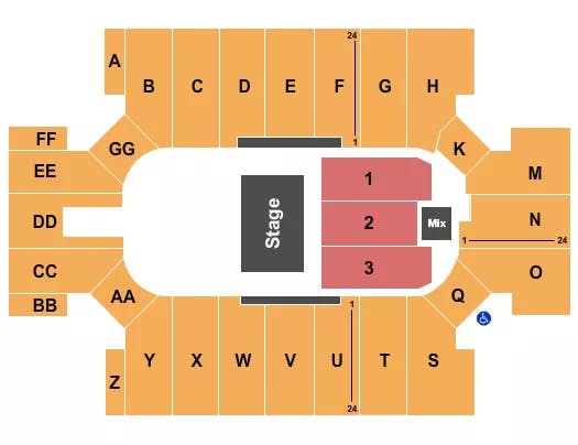  HALF HOUSE 5 Seating Map Seating Chart