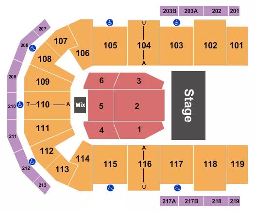  HALF HOUSE 7 Seating Map Seating Chart