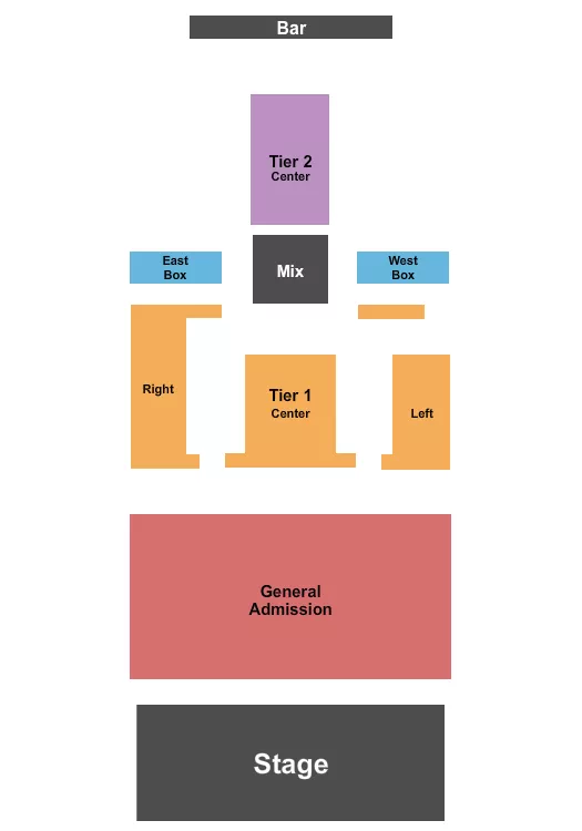  GA TIERS Seating Map Seating Chart