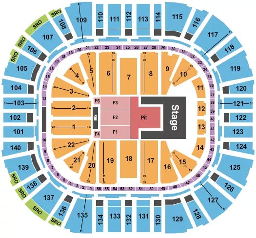  OLIVIA RODRIGO Seating Map Seating Chart