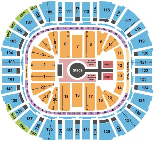  PESO PLUMA Seating Map Seating Chart