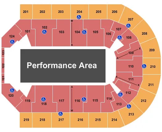  PBR Seating Map Seating Chart