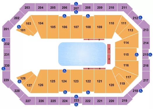  CIRQUE CRYSTAL Seating Map Seating Chart