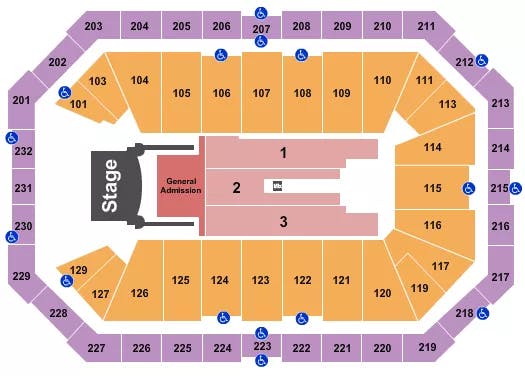  GRETA VAN FLEET Seating Map Seating Chart