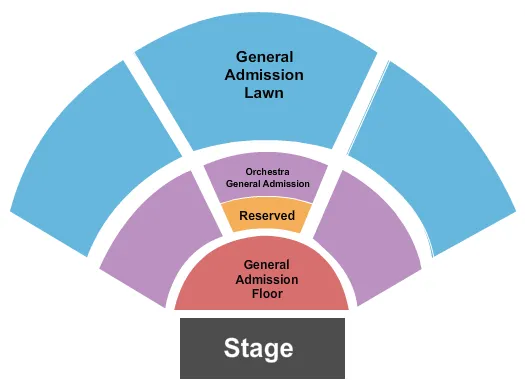  GA BOWL GA LAWN Seating Map Seating Chart