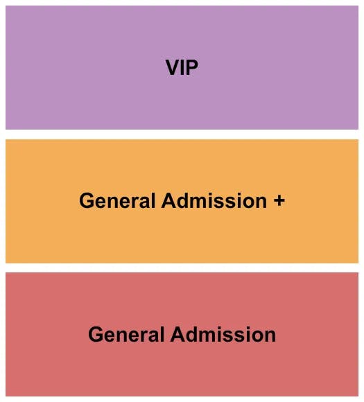  GA GA VIP Seating Map Seating Chart