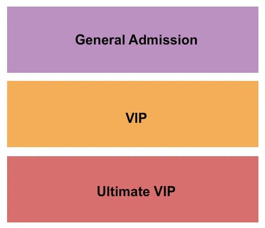  GA AND ULTIMATE VIP Seating Map Seating Chart