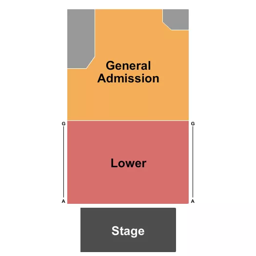 LOWER GA Seating Map Seating Chart