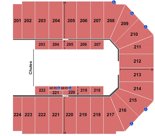  PBR Seating Map Seating Chart