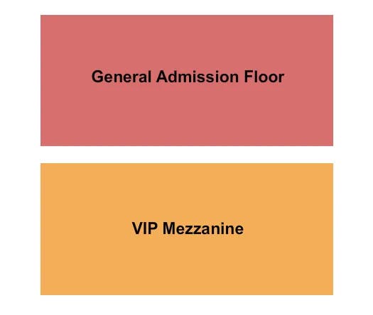  GA FLOOR VIP MEZZ Seating Map Seating Chart
