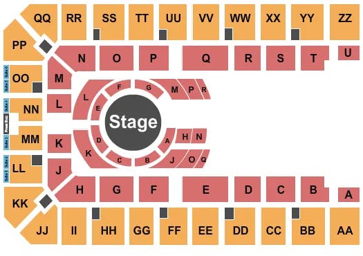  COMBATE AMERICAS Seating Map Seating Chart