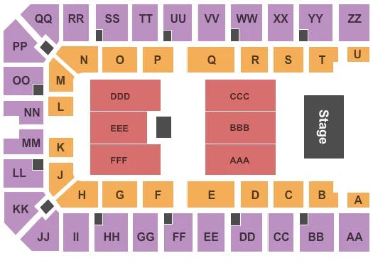  ENDSTAGE Seating Map Seating Chart