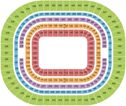 THE DOME AT AMERICAS CENTER MONSTER JAM Seating Map Seating Chart