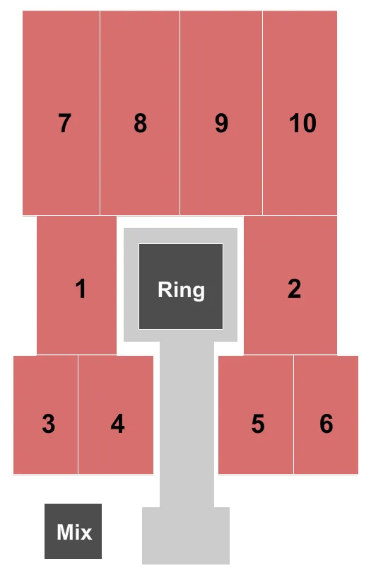 WWE NXT Seating Map Seating Chart