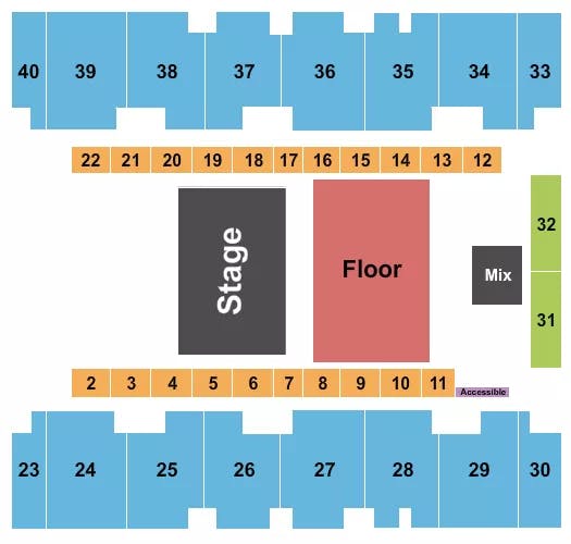  ENDSTAGE FLOOR 20 Seating Map Seating Chart