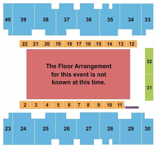  GENERIC FLOOR Seating Map Seating Chart