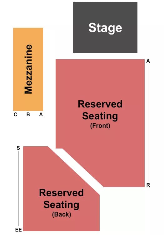  RESERVED Seating Map Seating Chart