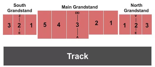  TRACTOR PULL Seating Map Seating Chart