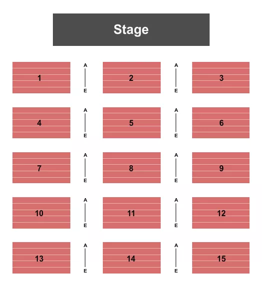 EMBASSY SUITES BY HILTON NORMAN HOTEL CONFERENCE CENTER END STAGE Seating Map Seating Chart