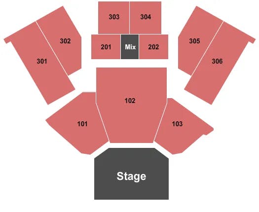  ENDSTAGE 2 Seating Map Seating Chart