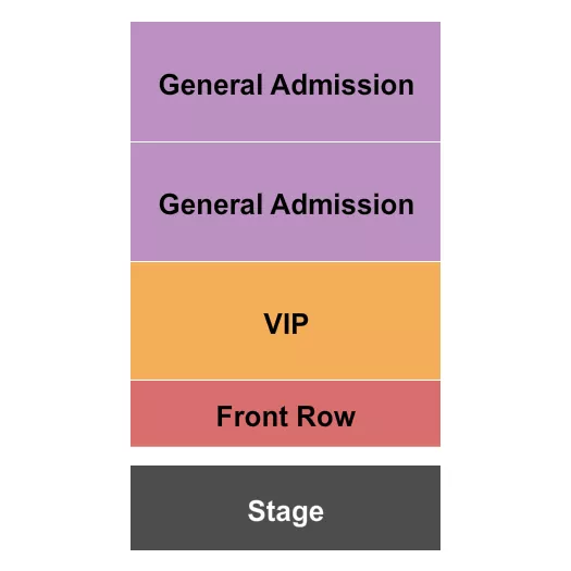 EMOS EAST GA VIP FRONT ROW Seating Map Seating Chart