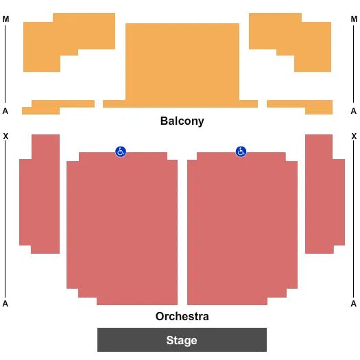  END STAGE Seating Map Seating Chart