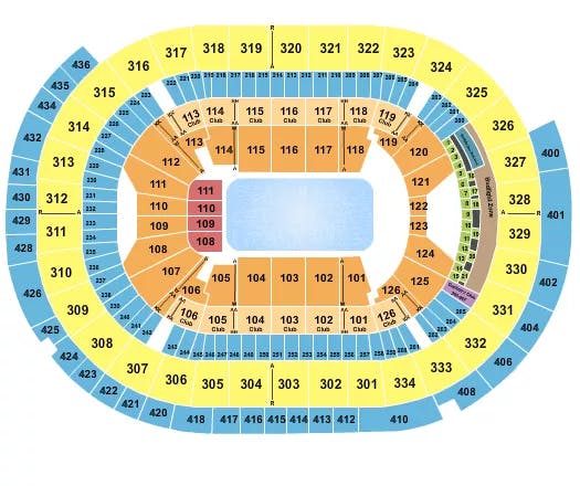 DISNEY ON ICE 2024 Seating Map Seating Chart