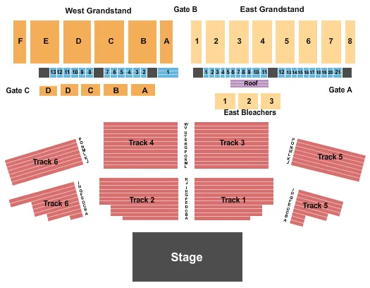  ENDSTAGE RESERVED Seating Map Seating Chart