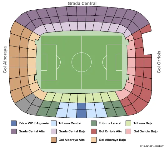  SOCCER Seating Map Seating Chart
