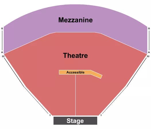  END STAGE Seating Map Seating Chart