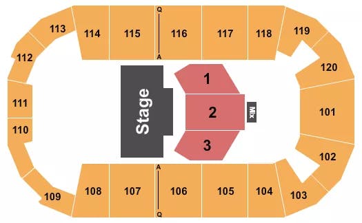 FM BANK ARENA HALFHOUSE Seating Map Seating Chart