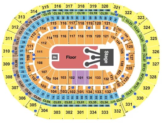  ROD WAVE Seating Map Seating Chart