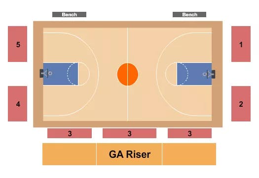 FAIR PARK COLISEUM DALLAS ATHLETES UNLIMITED Seating Map Seating Chart