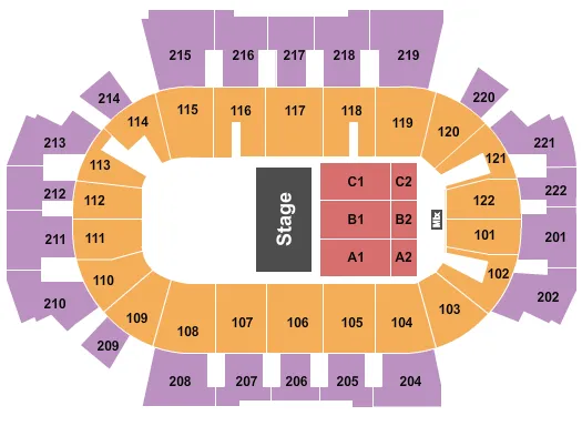  BABY SHARK LIVE Seating Map Seating Chart