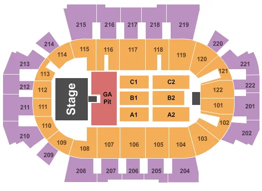  JINGLE FEST Seating Map Seating Chart