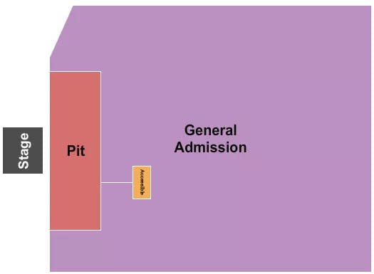  GA PIT Seating Map Seating Chart